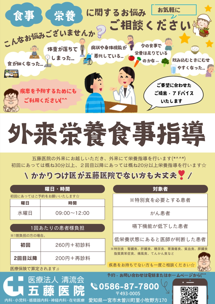 外来栄養食事指導